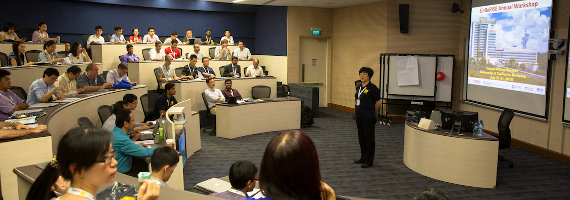 SinBeRISE Program Leader Connie Chang-Hasnain has led a talk at the Annual Workshop.